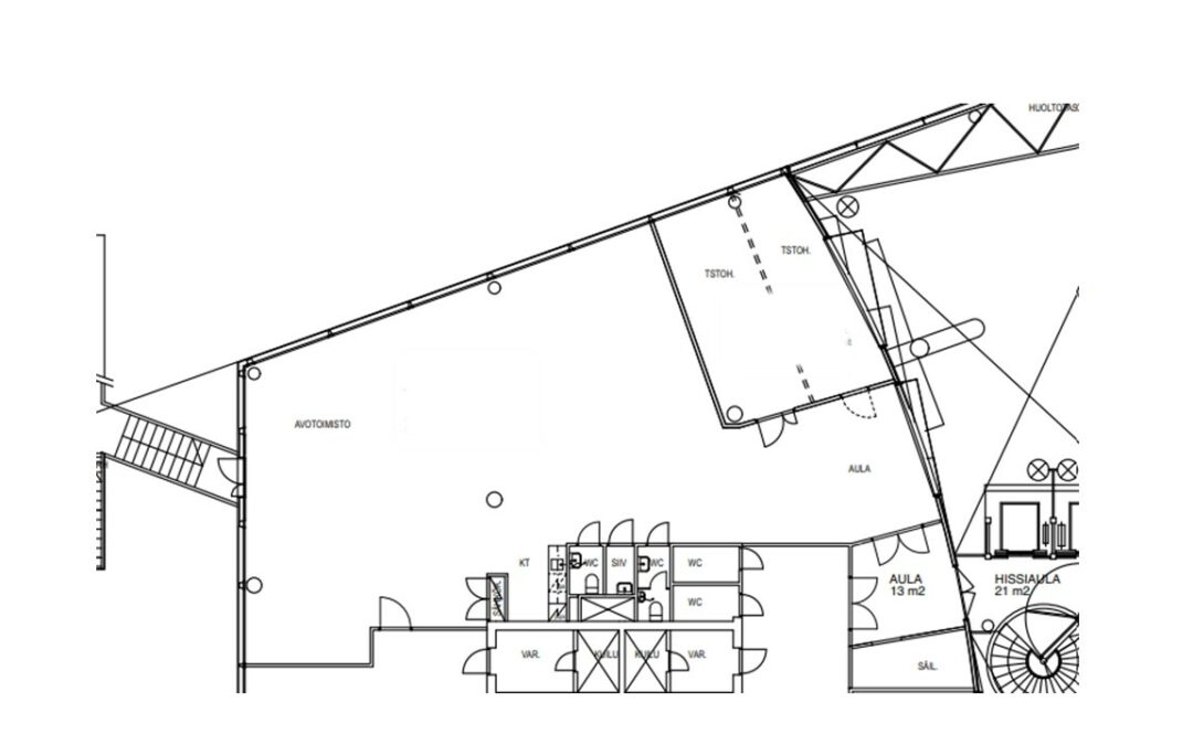 VUOKRATAAN TOIMISTOTILA – 250m2